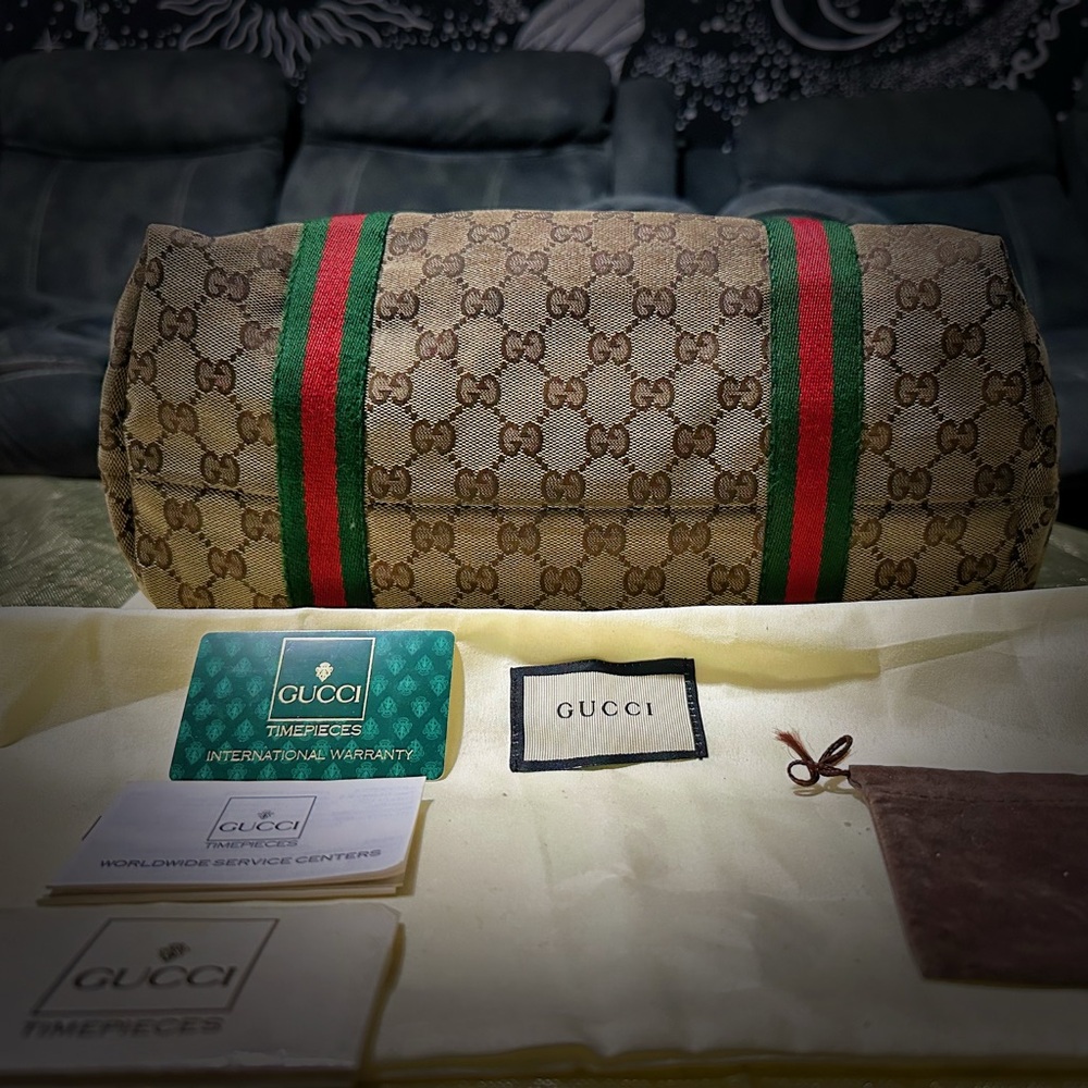 Authentic Vintage Gucci Beige and Brown Women's Tote Bag  on sale make offer - Picture 17 of 17